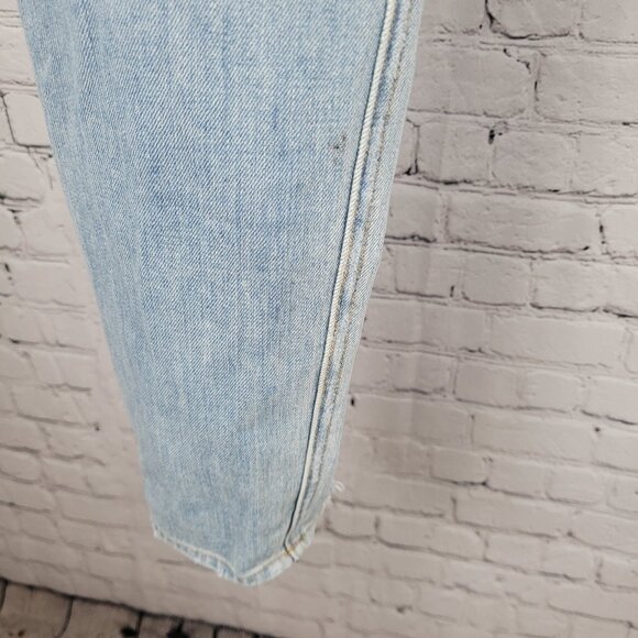 Rag & Bone Blue The Dre Distressed Light Wash Mid Rise Jeans USA Size 28 (33x31) - Picture 7 of 16